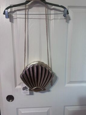 Skinnydip London X Disney The Little Mermaid Metallic Gold Crossbody Purse